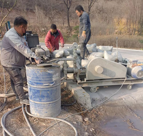 庆安路面下沉注浆